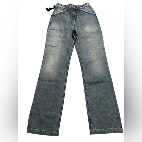 RtA Rowan high‎ rise relaxed fit jeans women’s blue denim pants size 26